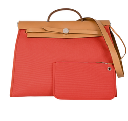 Herbag 39, Canvas/Leather, Red/Tan, A (2017), P, 2*
